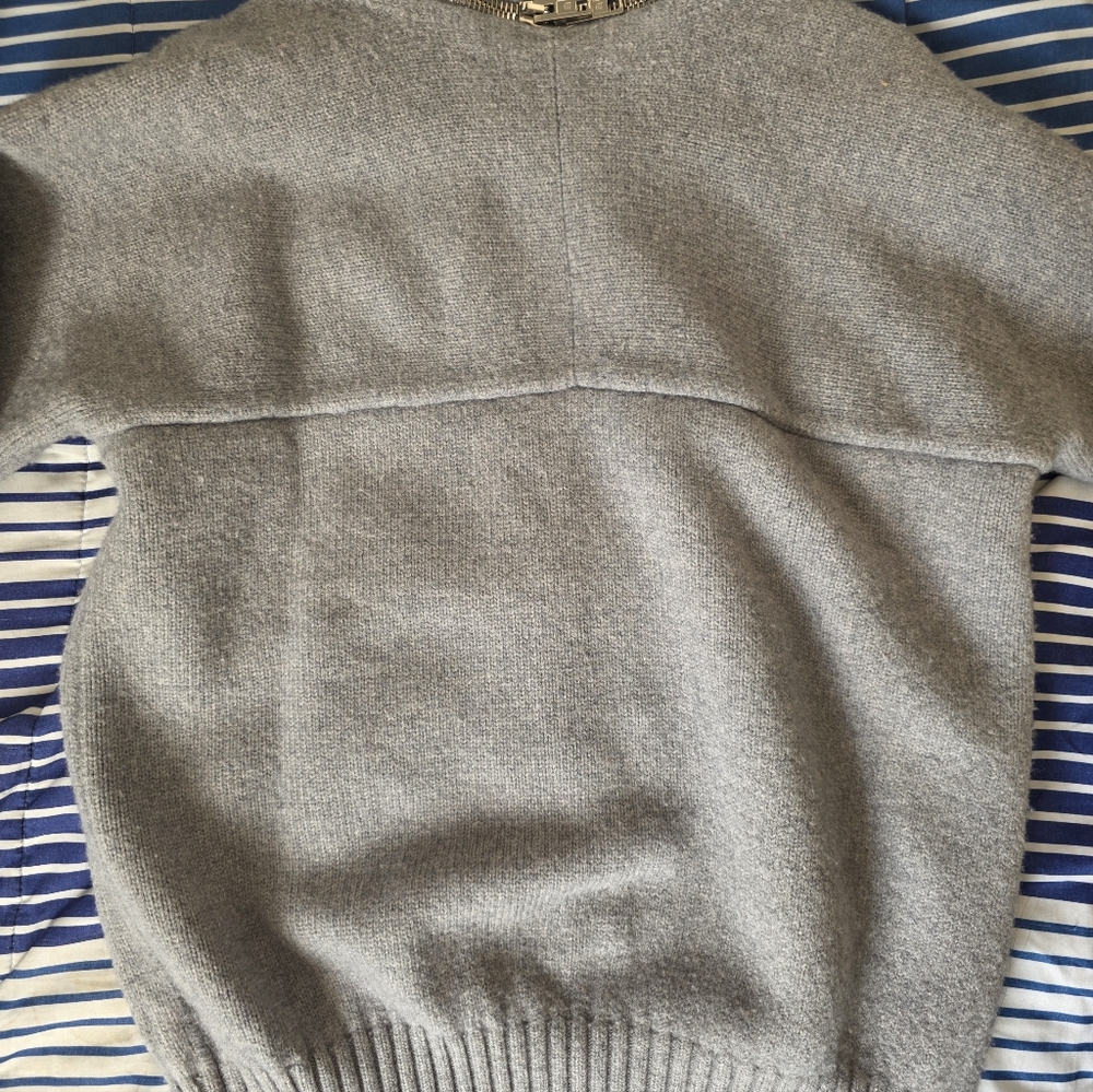 ALEXANDER WANG V Neck Cardigan w/Splitable Zip shoulder M $695 RETAIL NWT - Picture 7 of 17